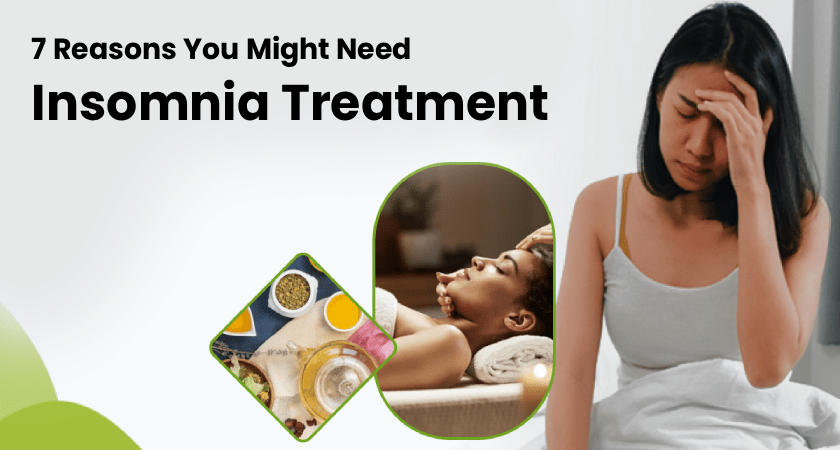 Woman lying awake in bed at night, struggling with insomnia in Pune.